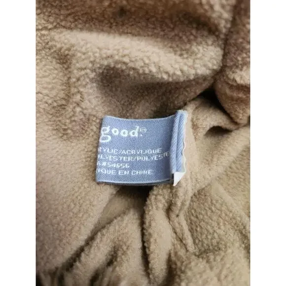 Life‎ Is Good Trapper Hat Cap Beanie Brown Orange Faux Fur - Picture 6 of 6